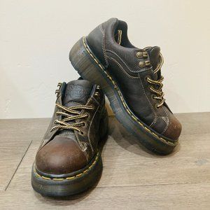 Dr. Martens 9861 Brown Leather Oxford Shoes Size 6